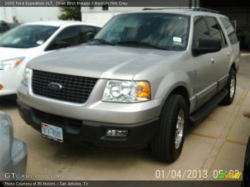 Silver Birch Metallic / Medium Flint Grey 2005 Ford Expedition XLT