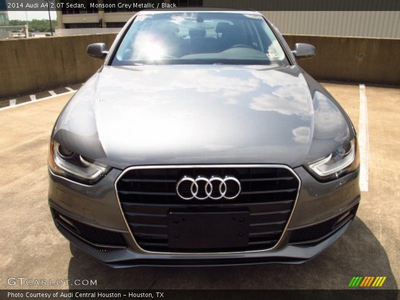 Monsoon Grey Metallic / Black 2014 Audi A4 2.0T Sedan
