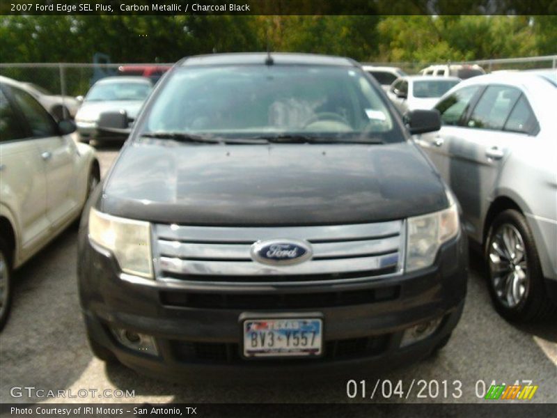 Carbon Metallic / Charcoal Black 2007 Ford Edge SEL Plus