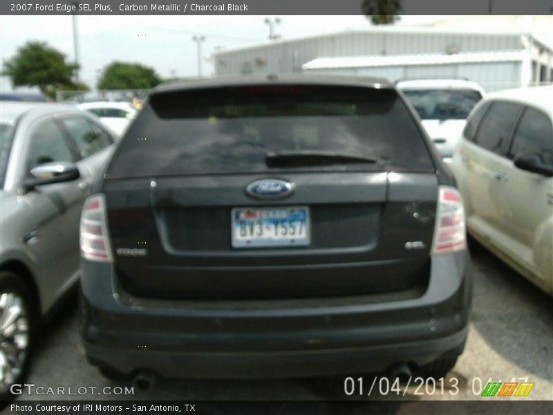 Carbon Metallic / Charcoal Black 2007 Ford Edge SEL Plus