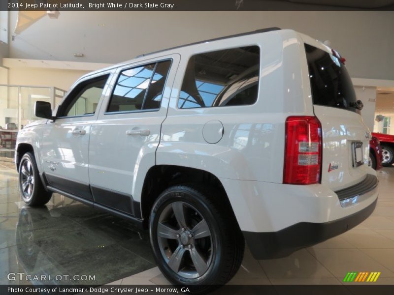 Bright White / Dark Slate Gray 2014 Jeep Patriot Latitude