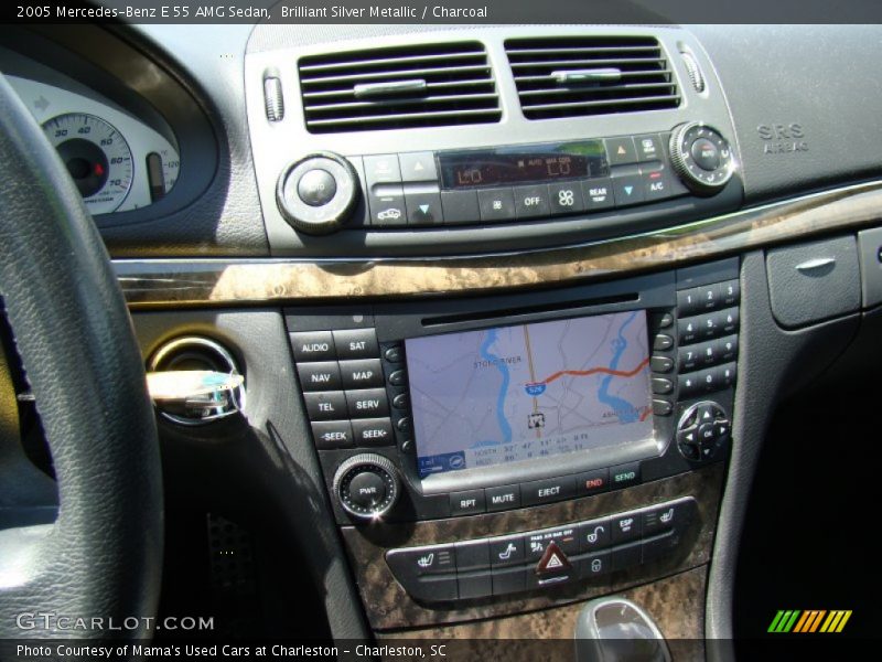 Brilliant Silver Metallic / Charcoal 2005 Mercedes-Benz E 55 AMG Sedan