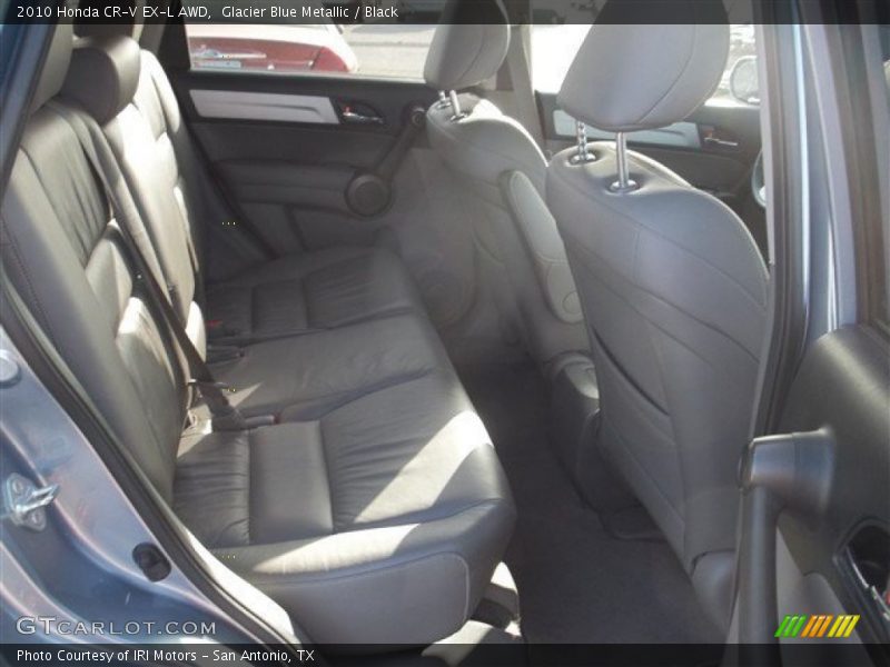 Glacier Blue Metallic / Black 2010 Honda CR-V EX-L AWD
