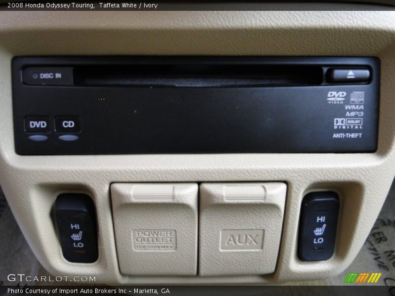 Taffeta White / Ivory 2008 Honda Odyssey Touring