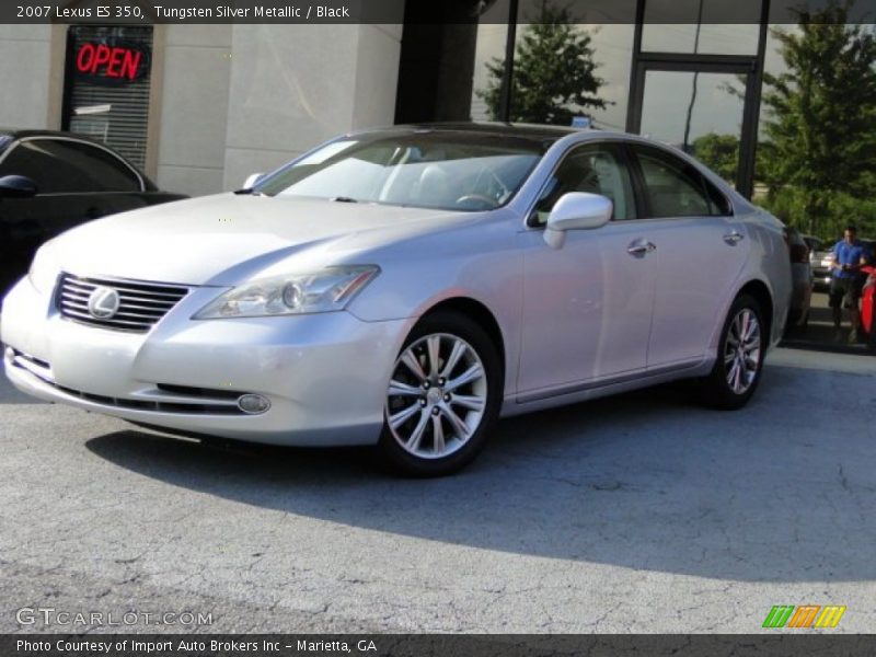 Tungsten Silver Metallic / Black 2007 Lexus ES 350