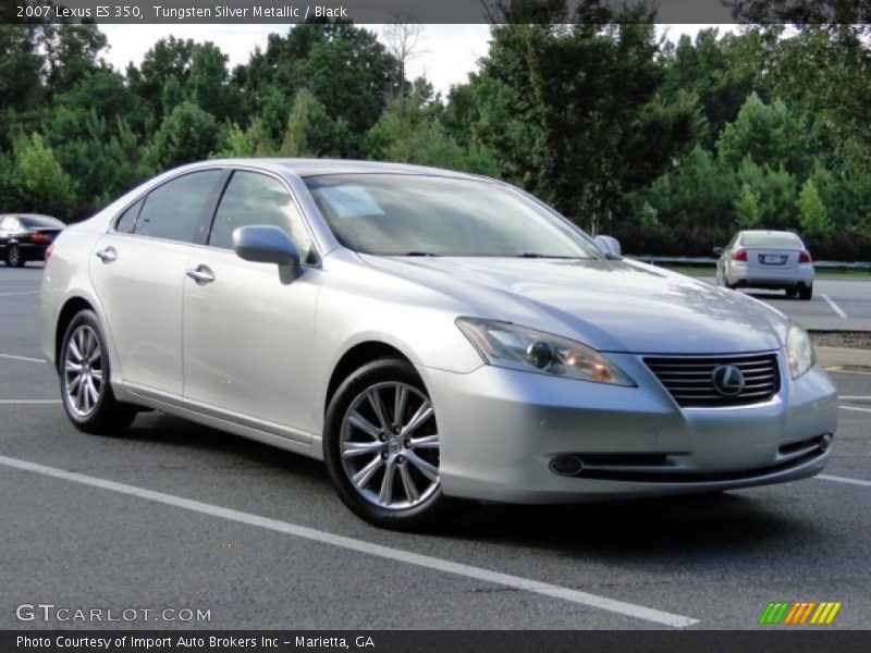 Tungsten Silver Metallic / Black 2007 Lexus ES 350