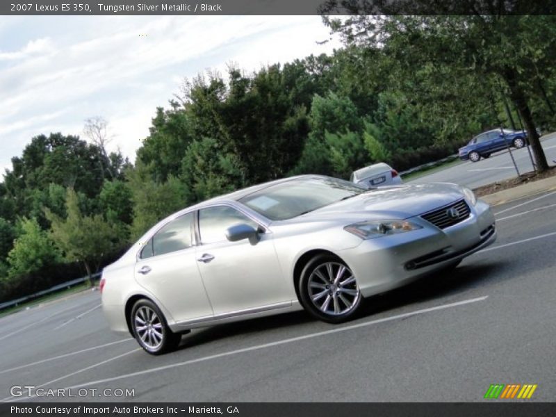 Tungsten Silver Metallic / Black 2007 Lexus ES 350