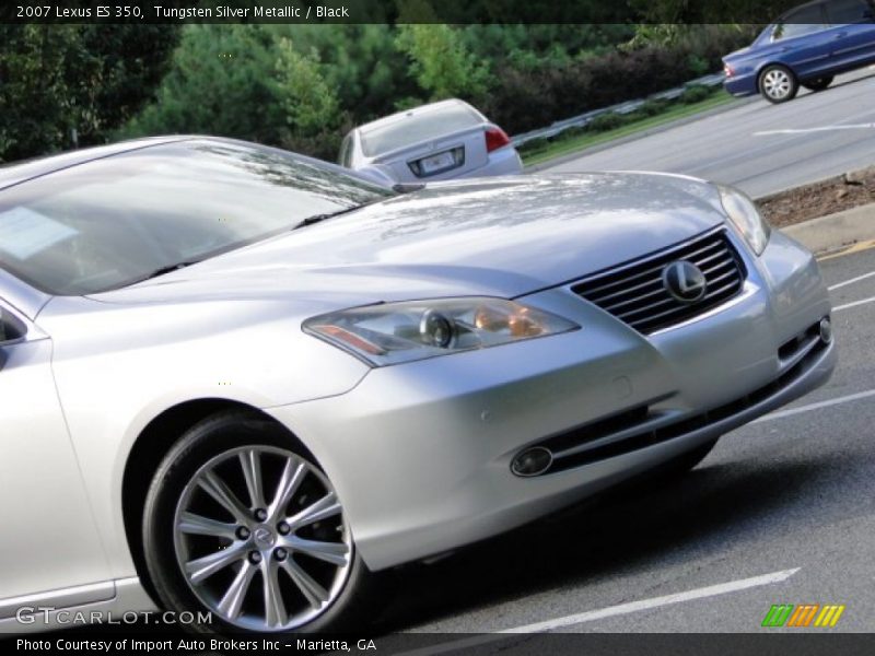 Tungsten Silver Metallic / Black 2007 Lexus ES 350