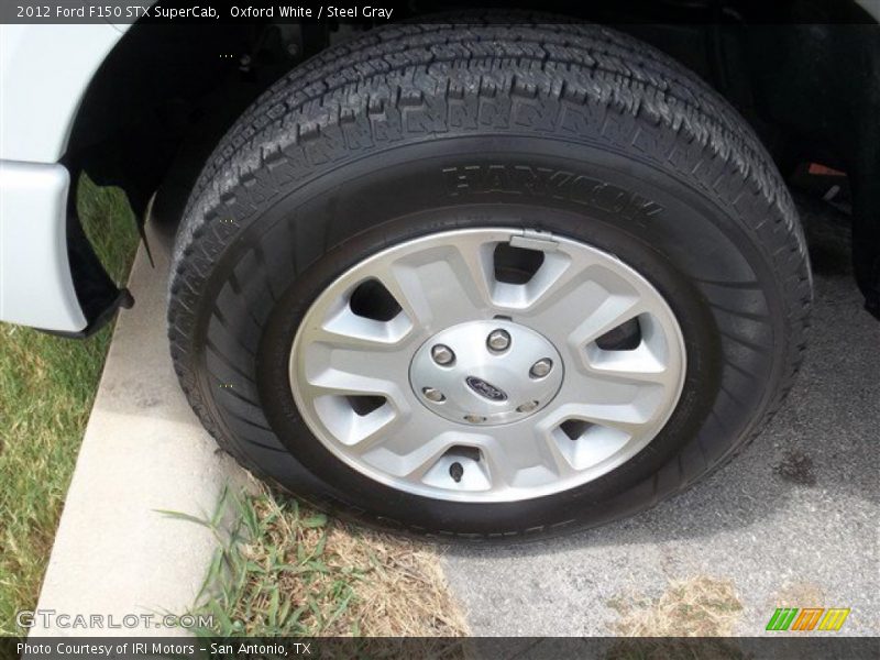 Oxford White / Steel Gray 2012 Ford F150 STX SuperCab