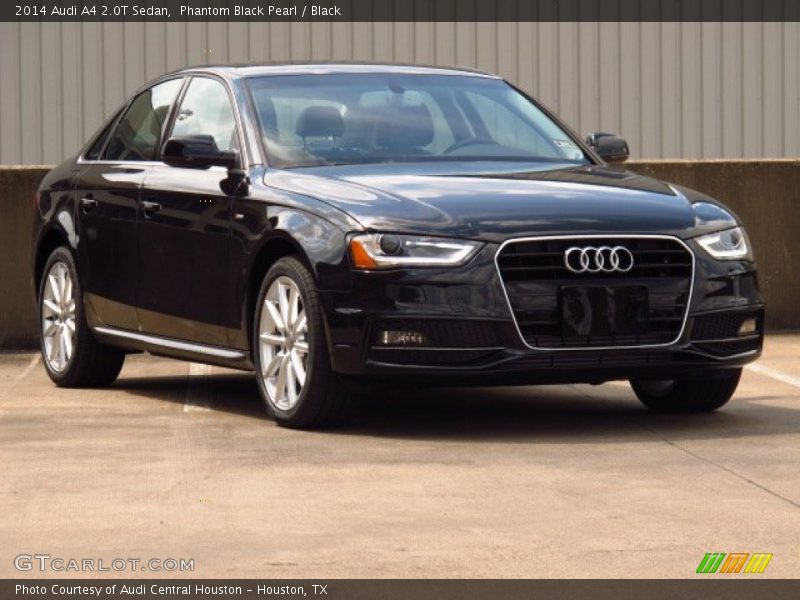 Phantom Black Pearl / Black 2014 Audi A4 2.0T Sedan