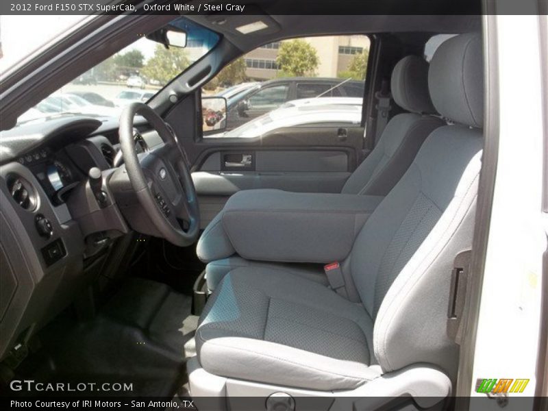 Oxford White / Steel Gray 2012 Ford F150 STX SuperCab