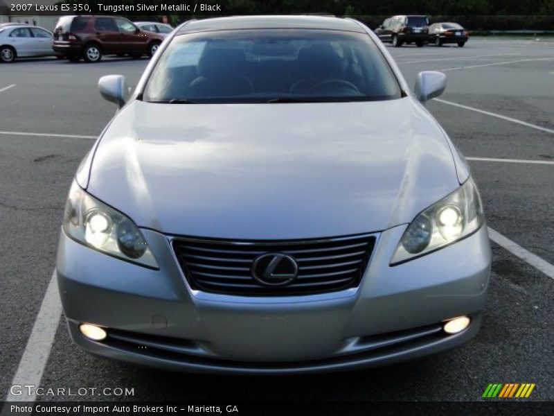 Tungsten Silver Metallic / Black 2007 Lexus ES 350