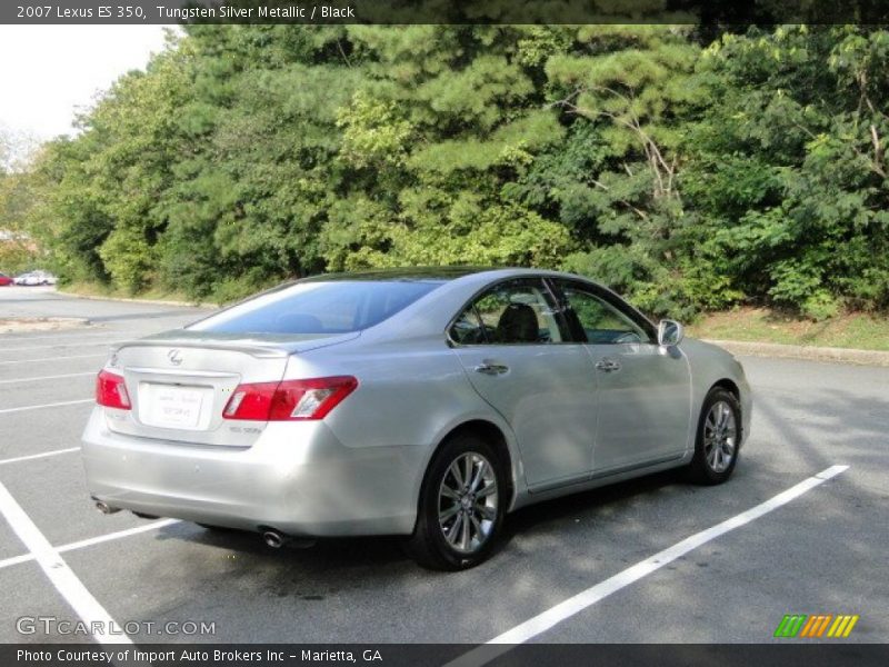 Tungsten Silver Metallic / Black 2007 Lexus ES 350