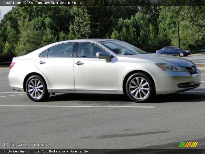 Tungsten Silver Metallic / Black 2007 Lexus ES 350