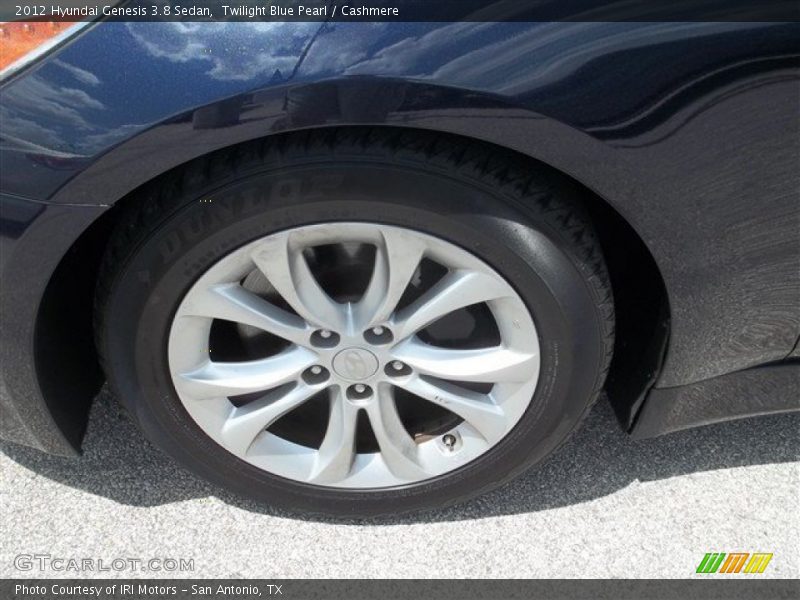 Twilight Blue Pearl / Cashmere 2012 Hyundai Genesis 3.8 Sedan