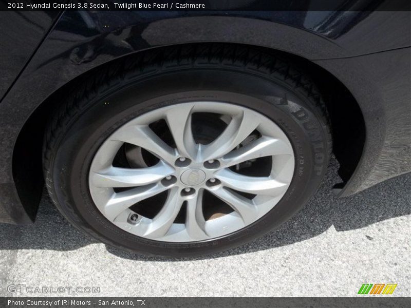 Twilight Blue Pearl / Cashmere 2012 Hyundai Genesis 3.8 Sedan