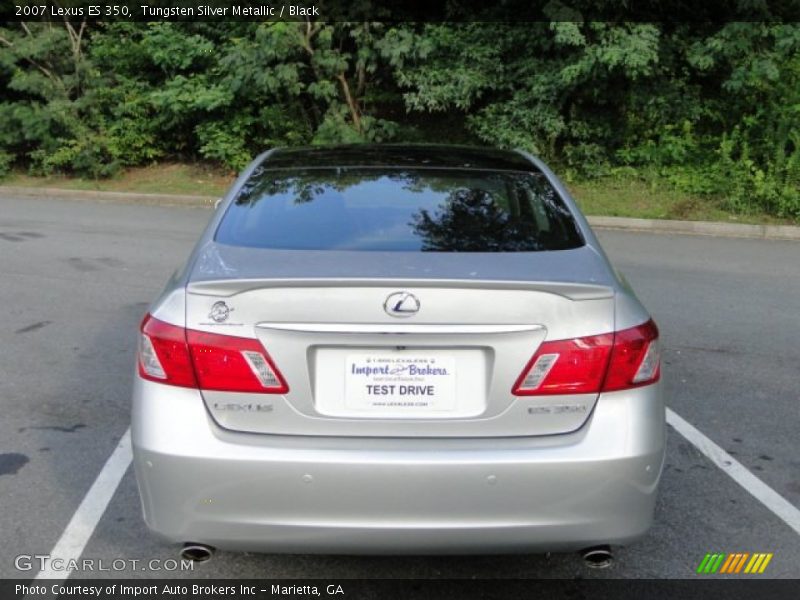 Tungsten Silver Metallic / Black 2007 Lexus ES 350