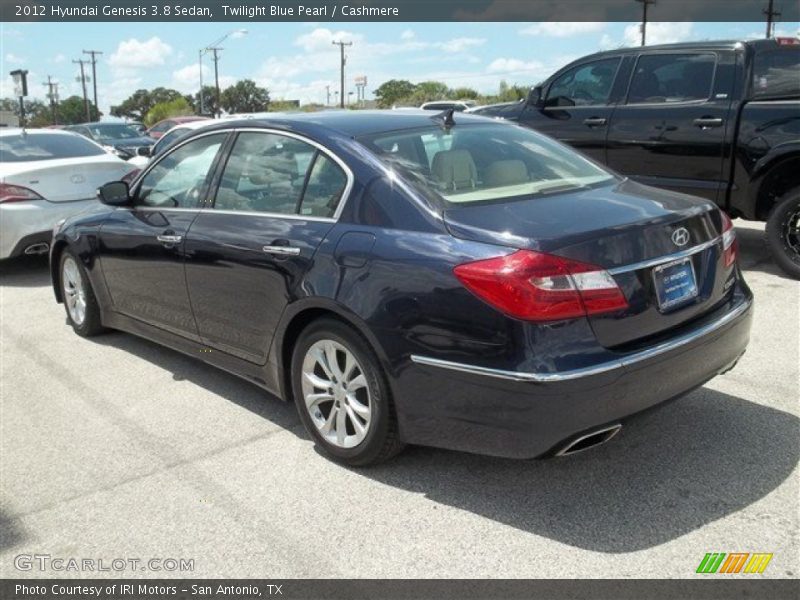 Twilight Blue Pearl / Cashmere 2012 Hyundai Genesis 3.8 Sedan