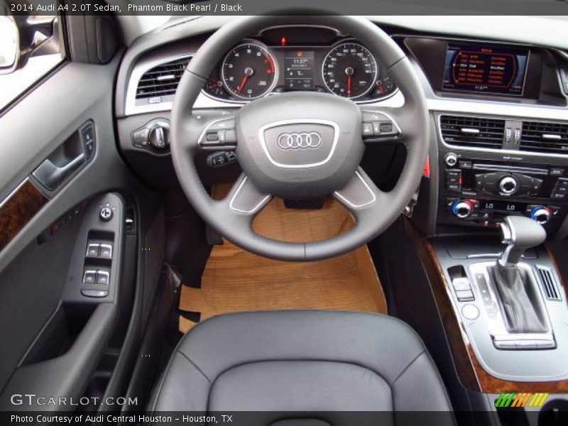 Phantom Black Pearl / Black 2014 Audi A4 2.0T Sedan