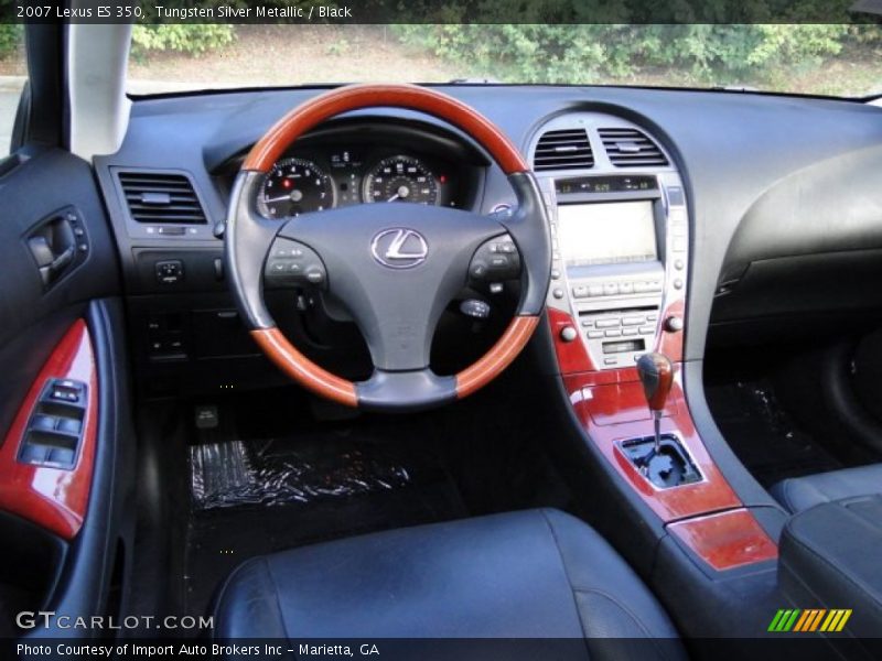 Tungsten Silver Metallic / Black 2007 Lexus ES 350