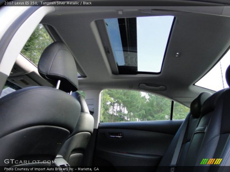 Tungsten Silver Metallic / Black 2007 Lexus ES 350