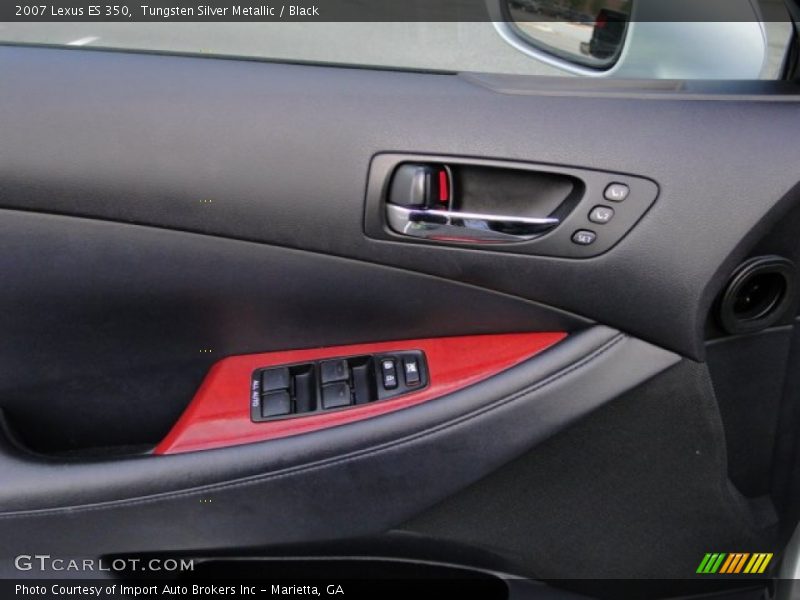 Tungsten Silver Metallic / Black 2007 Lexus ES 350