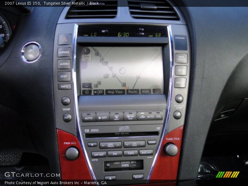 Tungsten Silver Metallic / Black 2007 Lexus ES 350