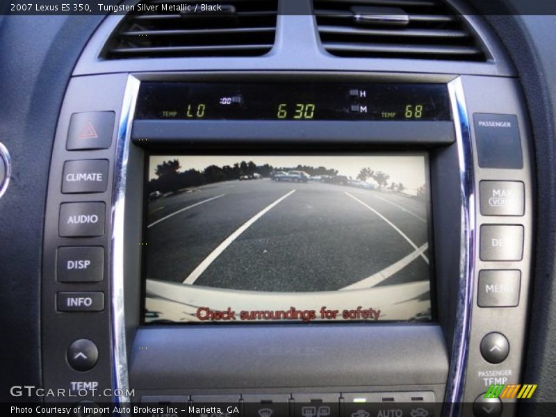 Tungsten Silver Metallic / Black 2007 Lexus ES 350