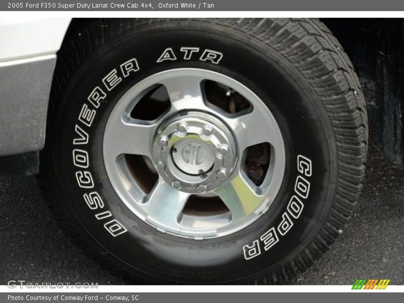 Oxford White / Tan 2005 Ford F350 Super Duty Lariat Crew Cab 4x4