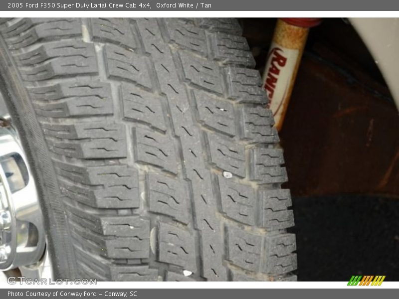 Oxford White / Tan 2005 Ford F350 Super Duty Lariat Crew Cab 4x4