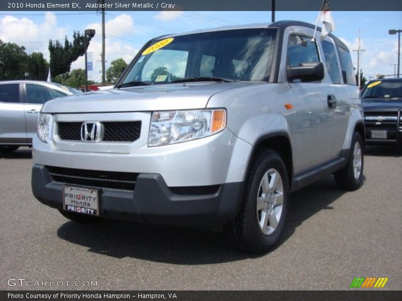 Alabaster Silver Metallic / Gray 2010 Honda Element EX