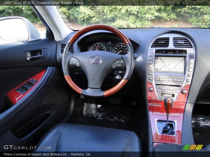 Tungsten Silver Metallic / Black 2007 Lexus ES 350