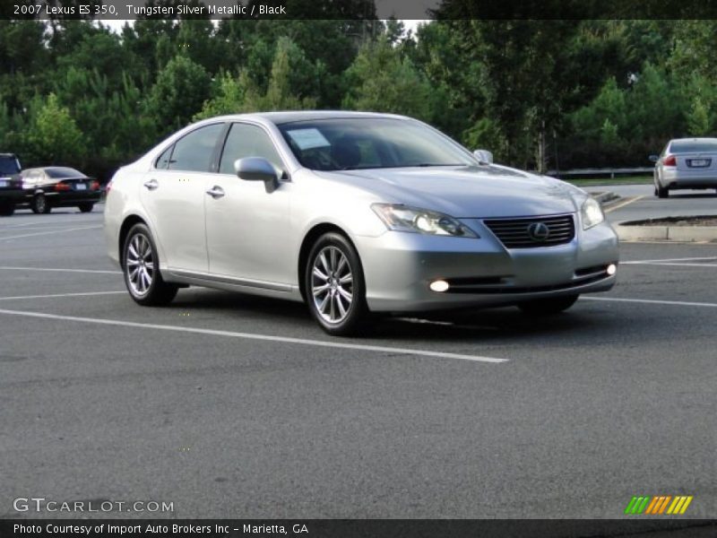 Tungsten Silver Metallic / Black 2007 Lexus ES 350
