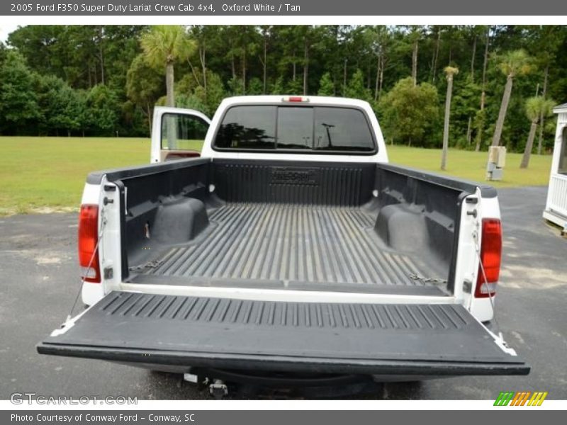 Oxford White / Tan 2005 Ford F350 Super Duty Lariat Crew Cab 4x4