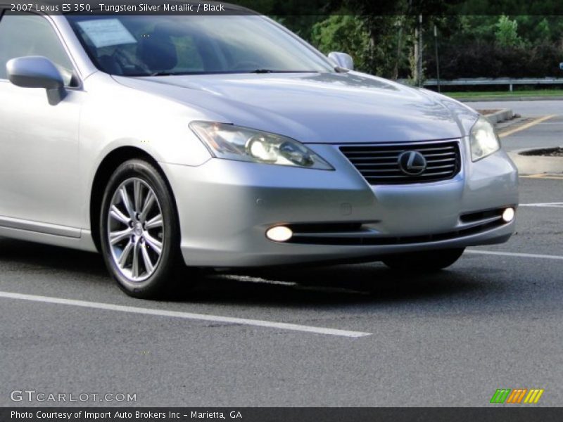 Tungsten Silver Metallic / Black 2007 Lexus ES 350