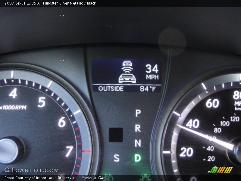 Tungsten Silver Metallic / Black 2007 Lexus ES 350