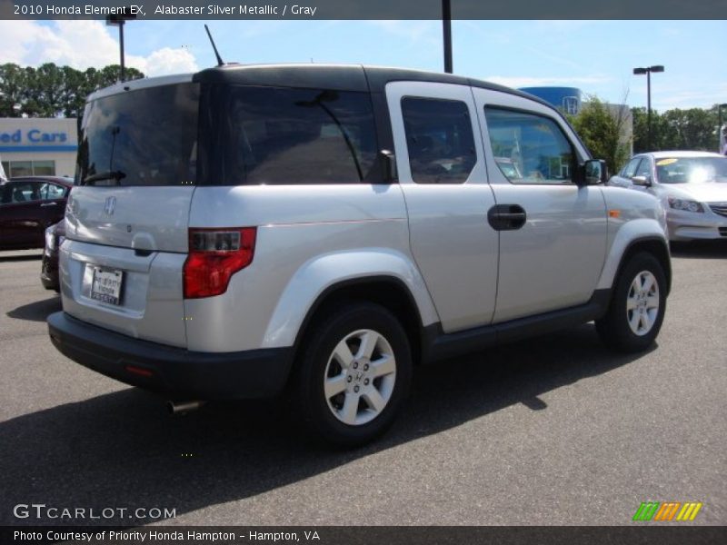 Alabaster Silver Metallic / Gray 2010 Honda Element EX