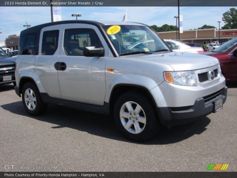 Alabaster Silver Metallic / Gray 2010 Honda Element EX