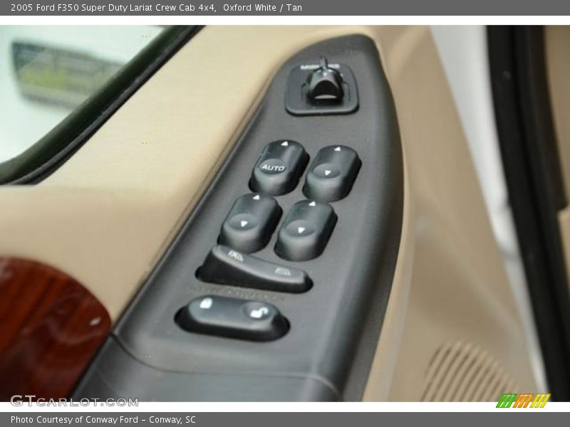 Oxford White / Tan 2005 Ford F350 Super Duty Lariat Crew Cab 4x4