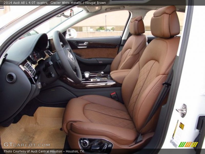  2014 A8 L 4.0T quattro Nougat Brown Interior