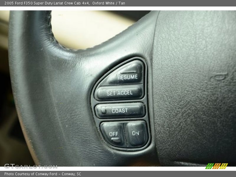 Oxford White / Tan 2005 Ford F350 Super Duty Lariat Crew Cab 4x4