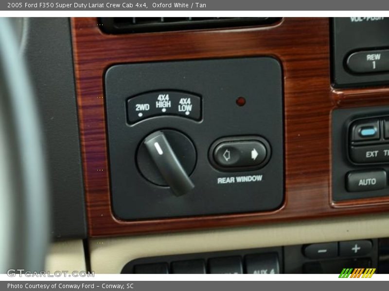 Oxford White / Tan 2005 Ford F350 Super Duty Lariat Crew Cab 4x4
