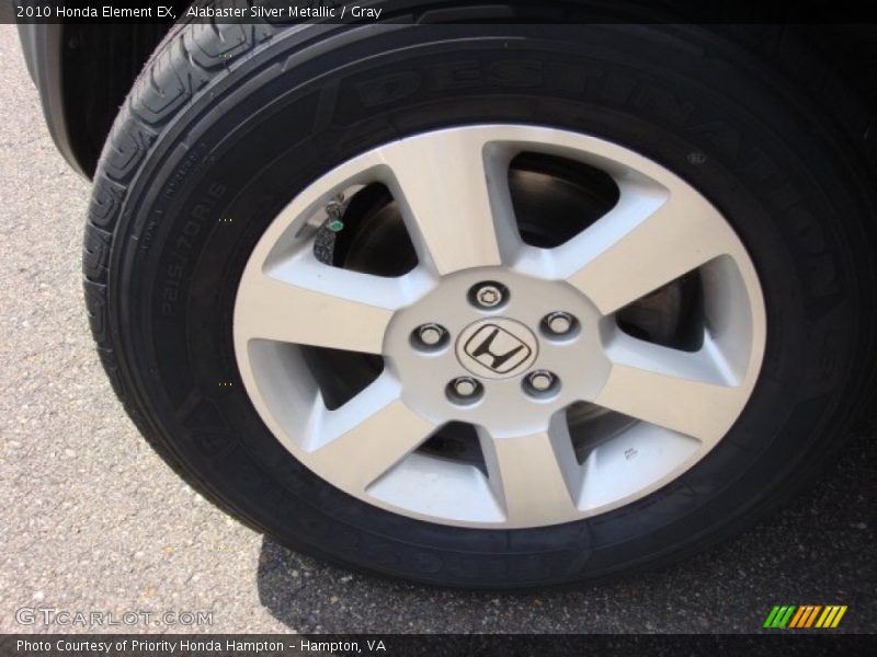 Alabaster Silver Metallic / Gray 2010 Honda Element EX