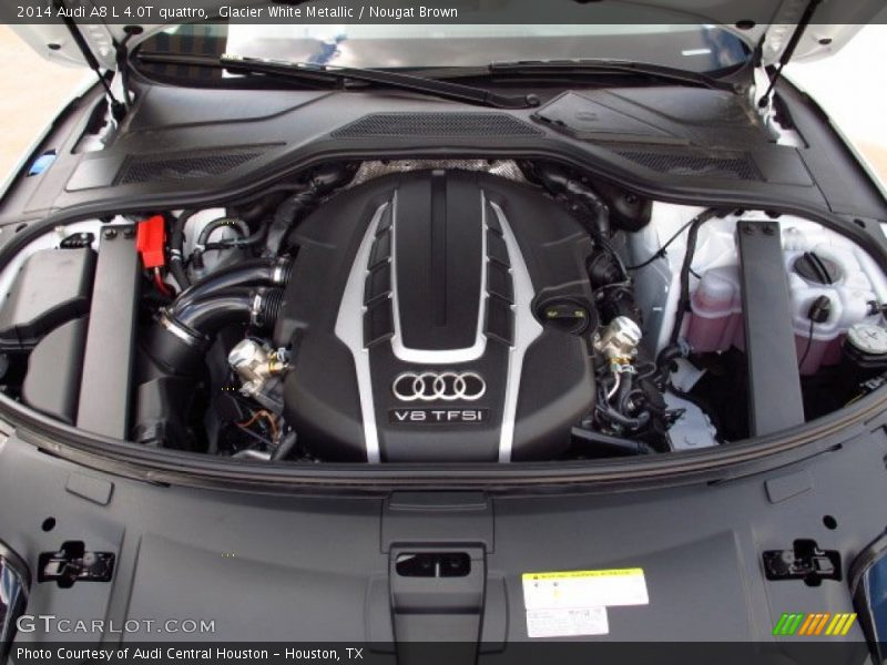 2014 A8 L 4.0T quattro Engine - 4.0 Liter Turbocharged FSI DOHC 32-Valve VVT V8