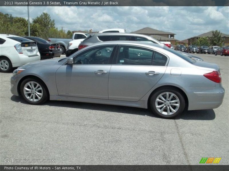 Titanium Gray Metallic / Jet Black 2013 Hyundai Genesis 3.8 Sedan
