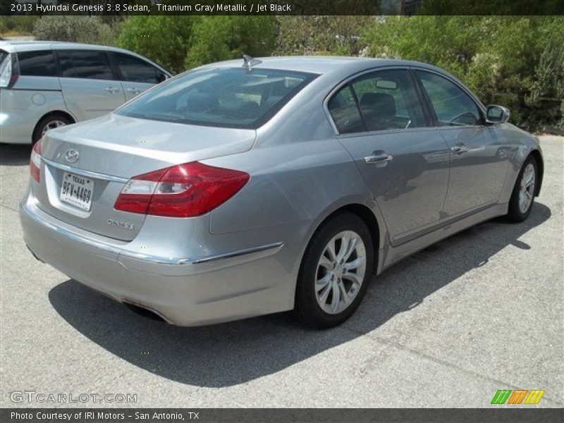 Titanium Gray Metallic / Jet Black 2013 Hyundai Genesis 3.8 Sedan