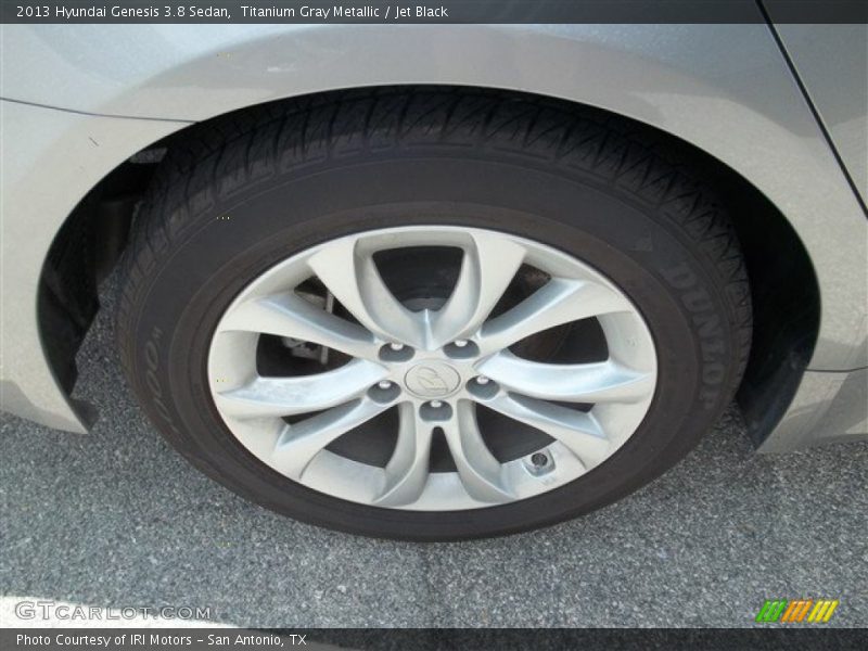 Titanium Gray Metallic / Jet Black 2013 Hyundai Genesis 3.8 Sedan