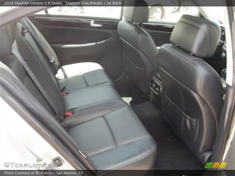 Titanium Gray Metallic / Jet Black 2013 Hyundai Genesis 3.8 Sedan