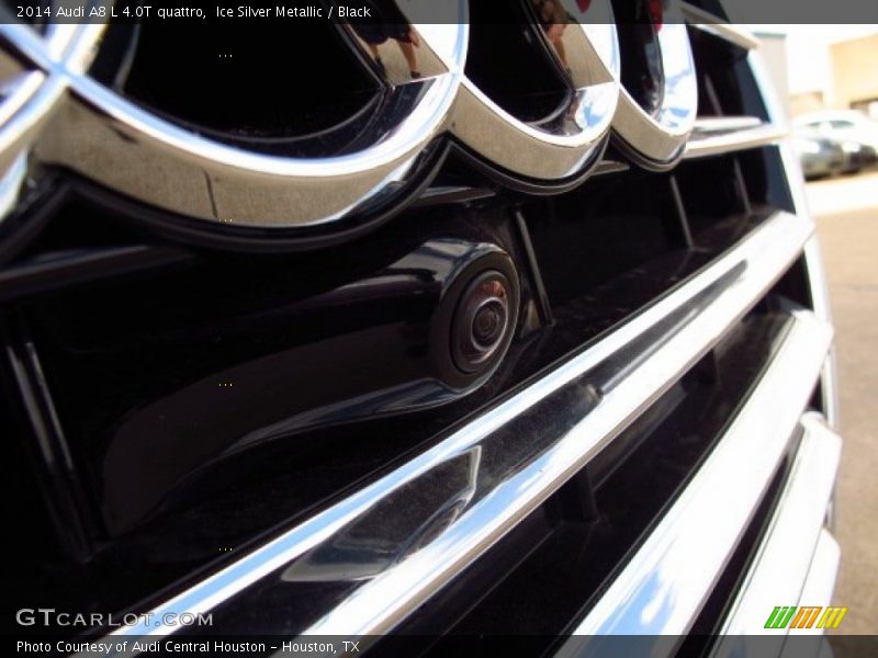 Ice Silver Metallic / Black 2014 Audi A8 L 4.0T quattro
