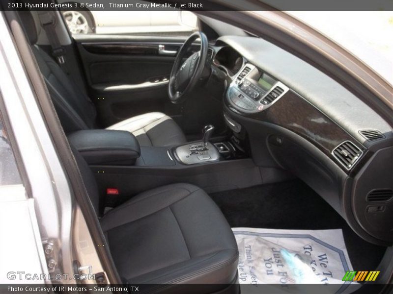 Titanium Gray Metallic / Jet Black 2013 Hyundai Genesis 3.8 Sedan